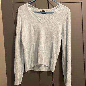 Soft, light blue sweater
